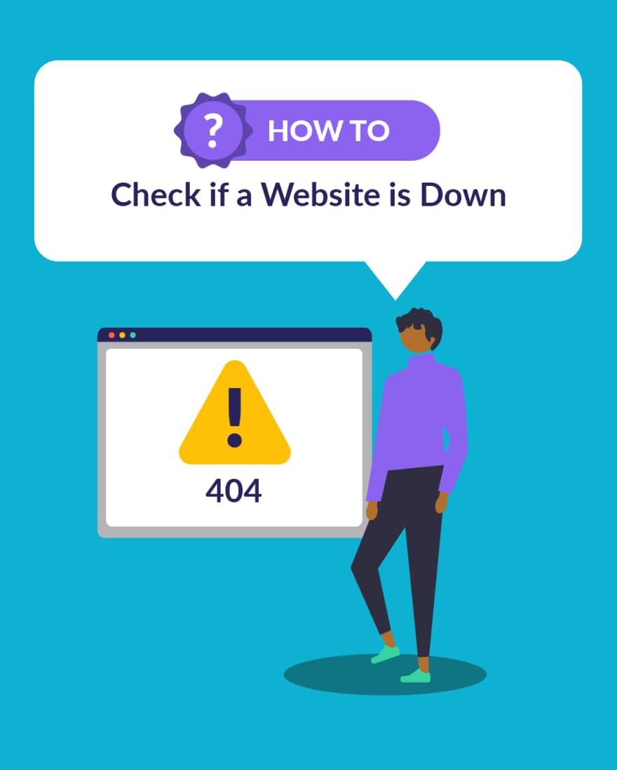 How to check if website is down ?