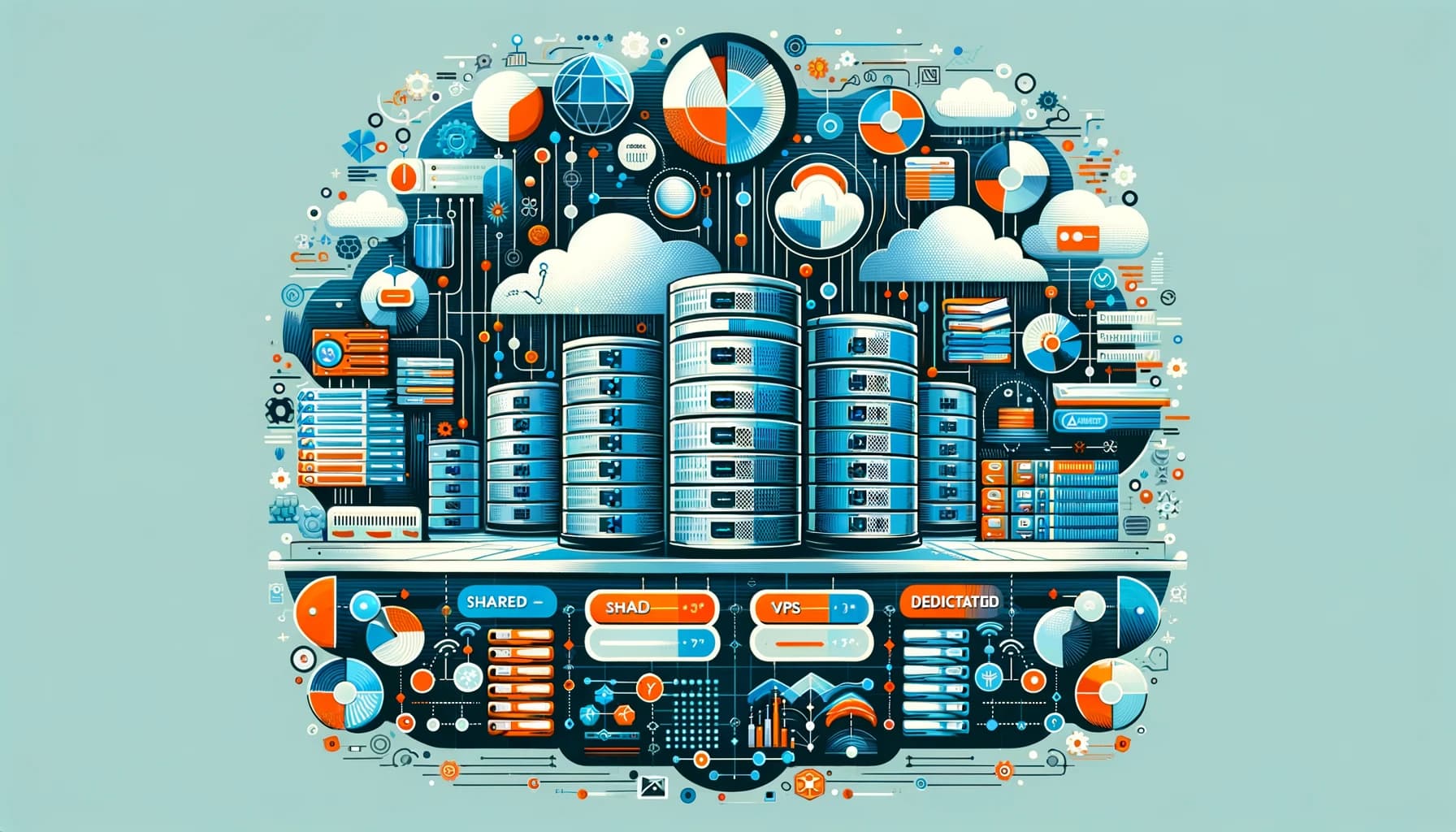 Illustration of website monitoring tools